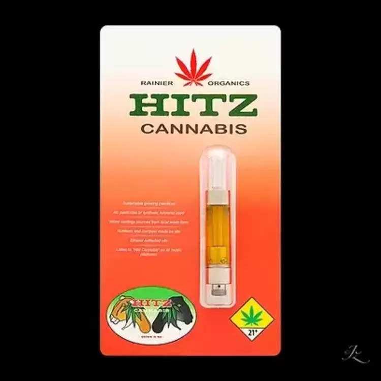 Hitz Cannabis: Blackberry Kush - Distillate Cartridge
