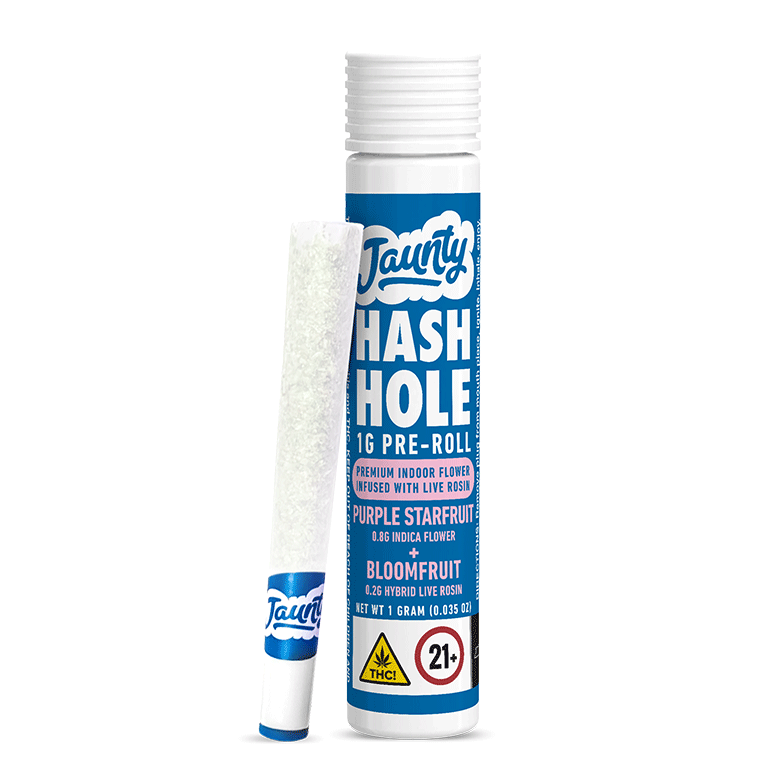 Hash Hole Lemon Fresh + Nimbus Snacks Live Rosin Infused Preroll