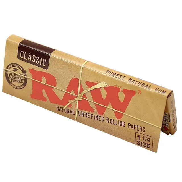RAW Classic Rolling Papers Double Wide (hybrid, papers rolling supplies)