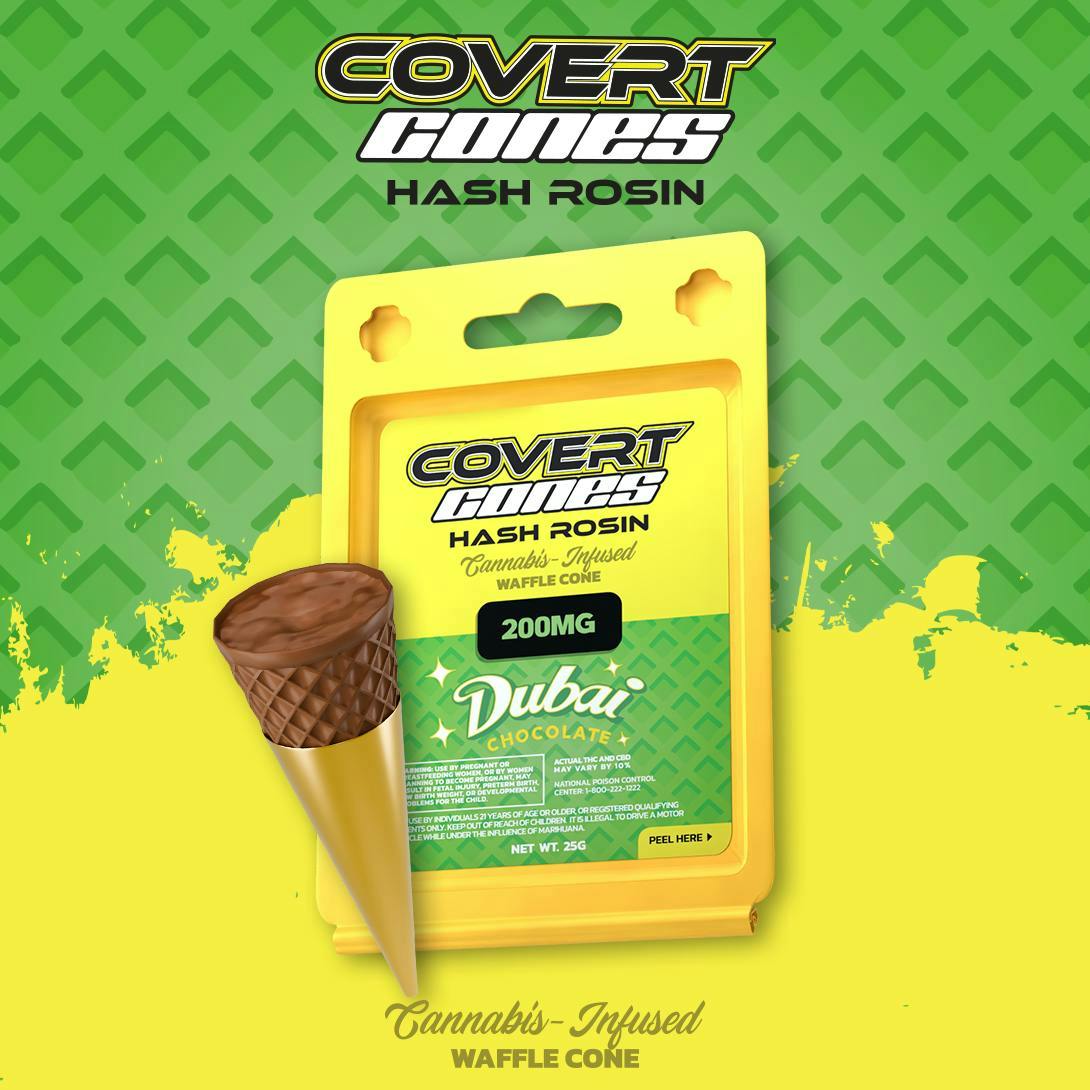 Covert Cups | Rosin Cones - 200mg - Dubai