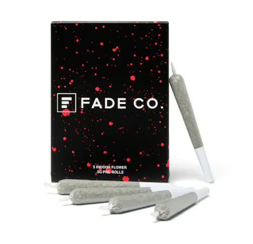 Fade Co. – Lemon Cherry Gelato Pre-Roll Pack (5x.5g)-1
