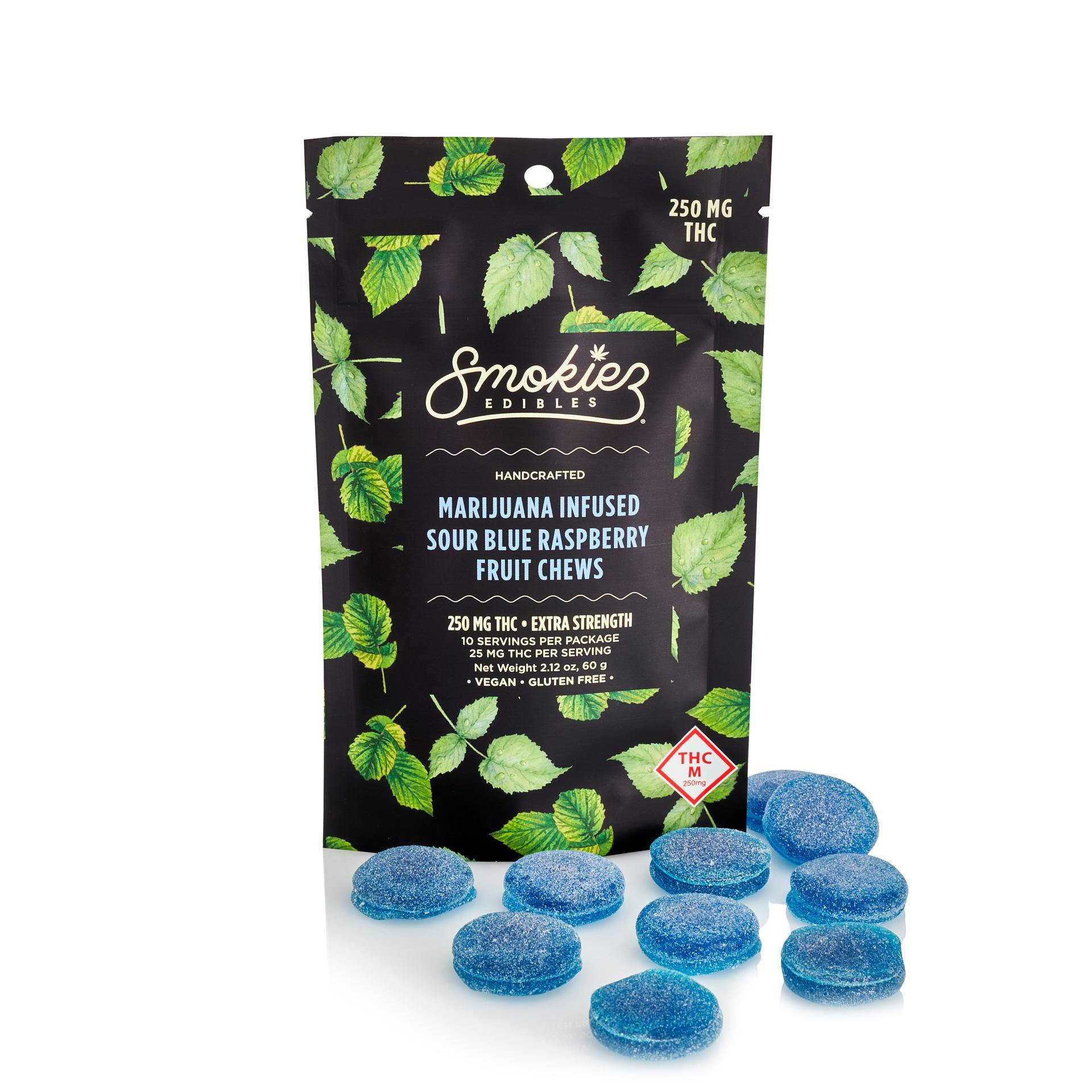 Smokiez Edibles Sour Blue Raspberry