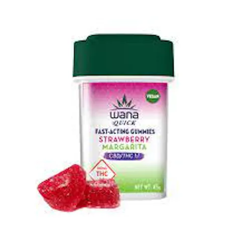 Wana | Strawberry Margarita Quick Gummies 1:1 THC:CBD | 100mg (10pk)-1