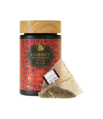HARNEY BROTHERS | SPICY POUND TOWN | TEA SACHETS | 50MG(5PK)-active