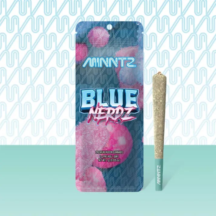 Minntz - 1g Preroll - Blue Nerdz
