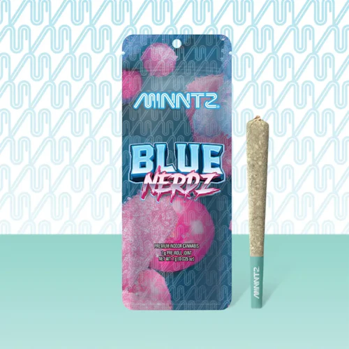 Minntz - 1g Preroll - Blue Nerdz