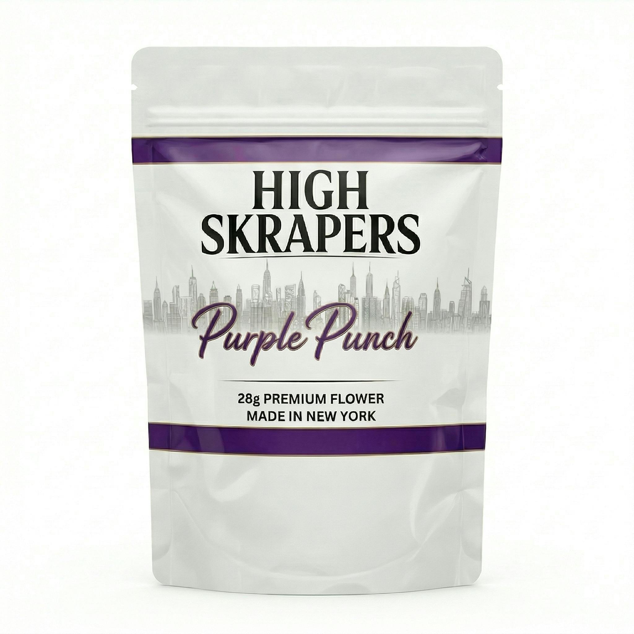 Product Highskrapers - Purple Punch - 28g - Flower - Mixed Bud
