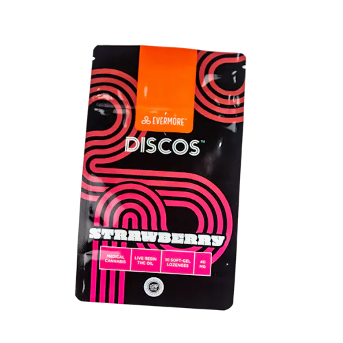 Evermore 40mg Strawberry Live Resin Discos 0.4g/400mg-active