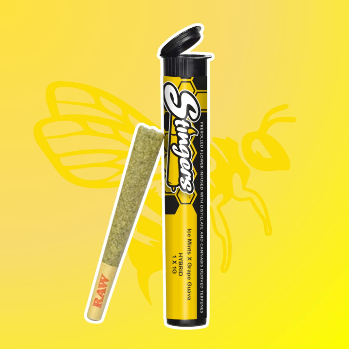 Product: Stingers | Sour Banana Sherbert | Infused Preroll
