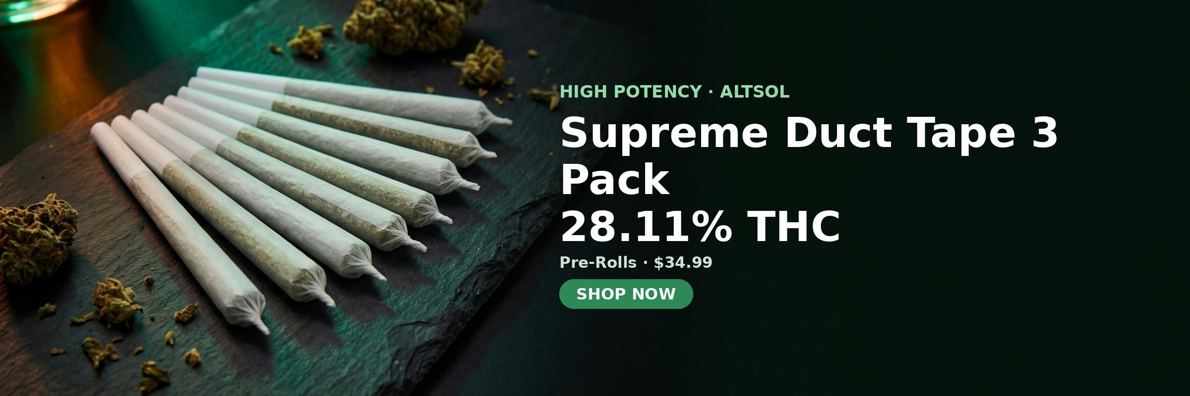 Supreme Duct Tape 3 Pack at Green Legacy DC — 28.11% THC