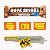 DOPE SMOKE | Cookies and Dream | Liquid Diamond Infused Joint | 1.2G - product image at King of Budz