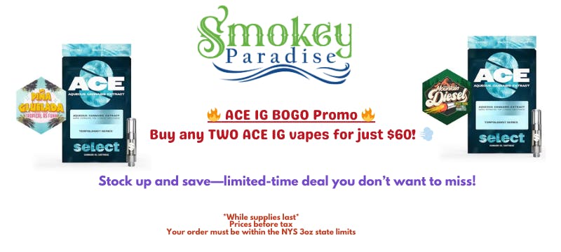 Smokey Paradise LLC Menu - a Cannabis Dispensary in East Greenbush, NY