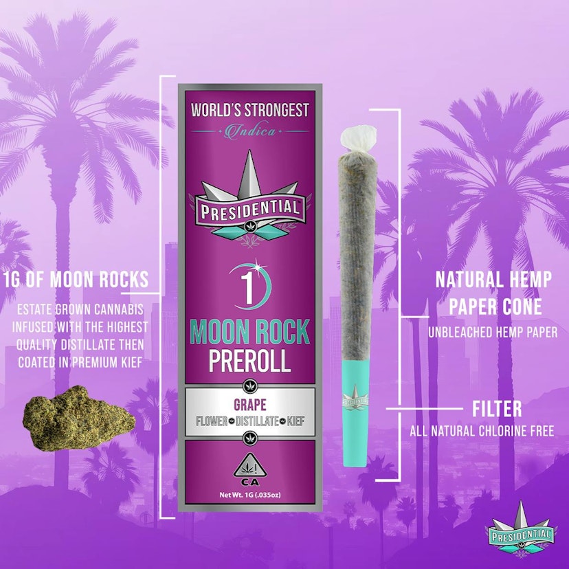 Presidential Moon Rock Preroll | Grape