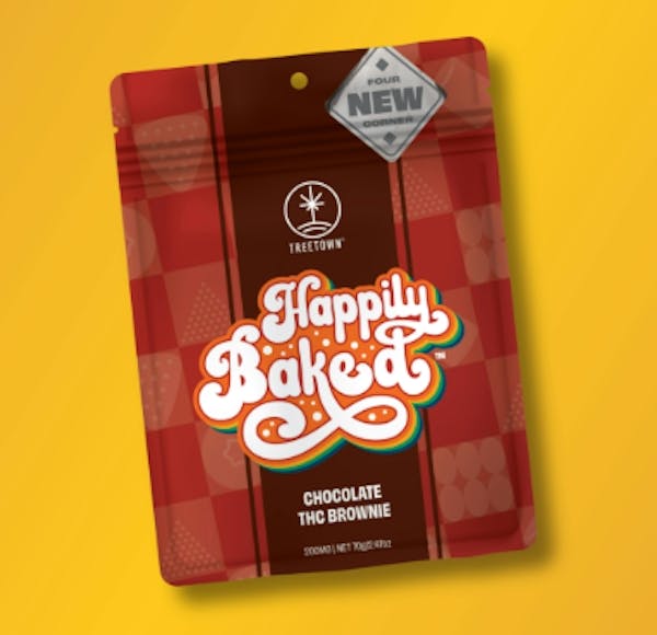 Product: Treetown | Four Corner Chocolate Brownie | 200mg