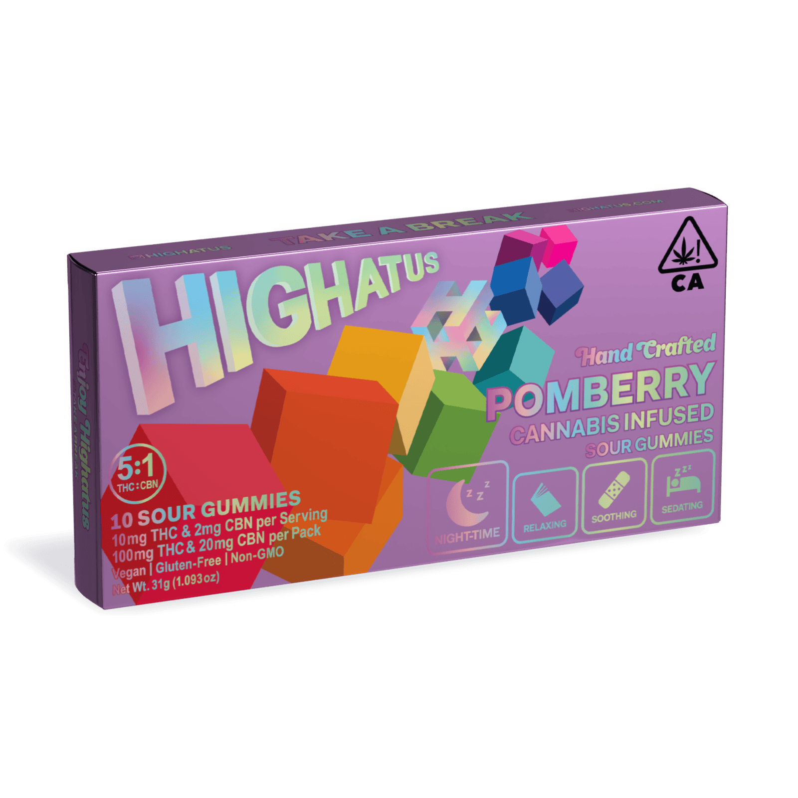 Pomberry Sour Gummies | 100mg