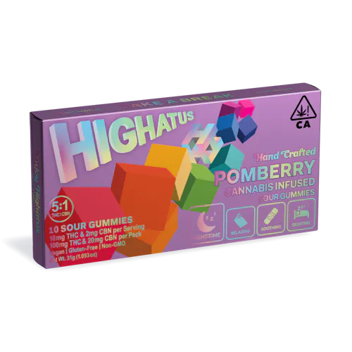 Pomberry Sour Gummies | 100mg-active