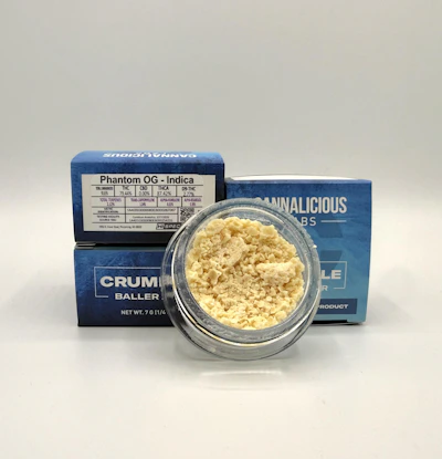 Cannalicious - 7g Crumble Baller Jar - Phantom OG