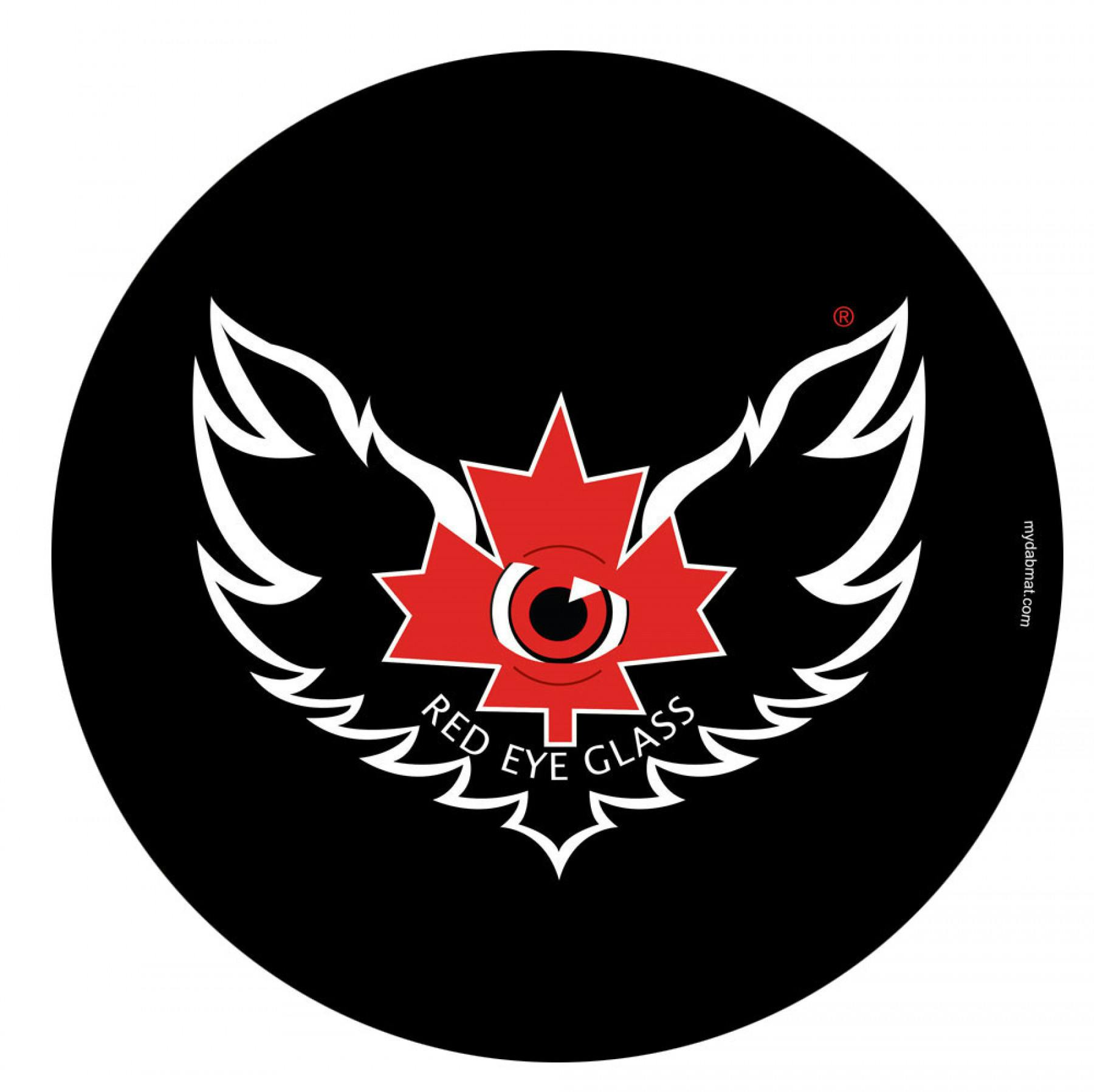 My Dab Mat - Red Eye Glass - 11