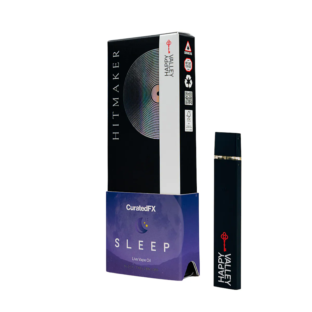 Hitmaker Disposable Vape .5g – CuratedFX – Sleep .5g Vaporizers