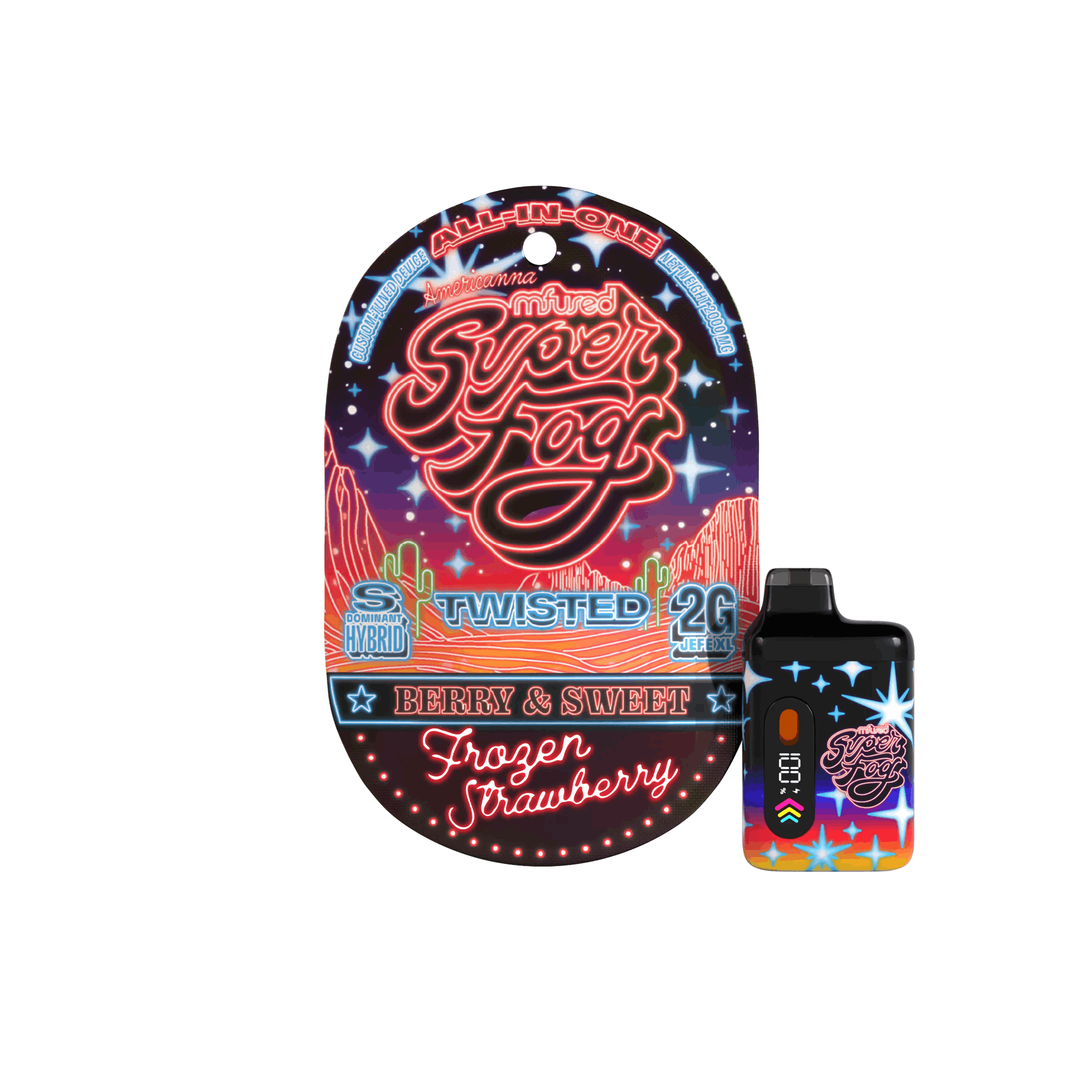 Super Fog | Frozen Strawberry | Liquid Diamond AIO | 2g