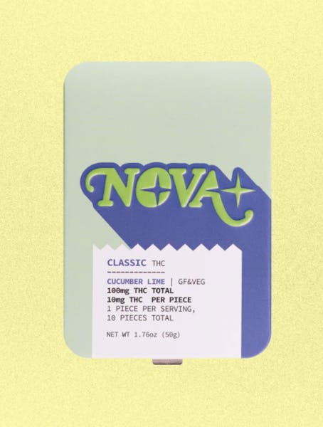 Nova - Cucumber Lime Gummies - 100MG