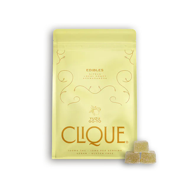 Clique Gummies Yuzu Go To 10pk/100mg (hybrid, 2.8g)