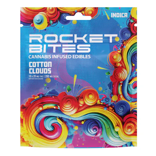 Rocket Bites Cotton Clouds Gummies 200mg Rec-1