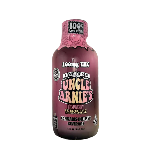 Uncle Arnies 8oz 100mg Raspberry Lemonade Live Resin-1