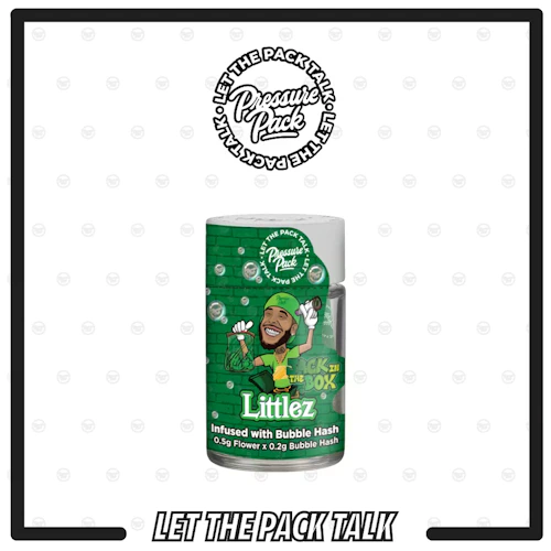 Pressure Pack x Jack Funny - 5-Pack .7g Bubble Hash Infused Prerolls - Candy Apple Jacks