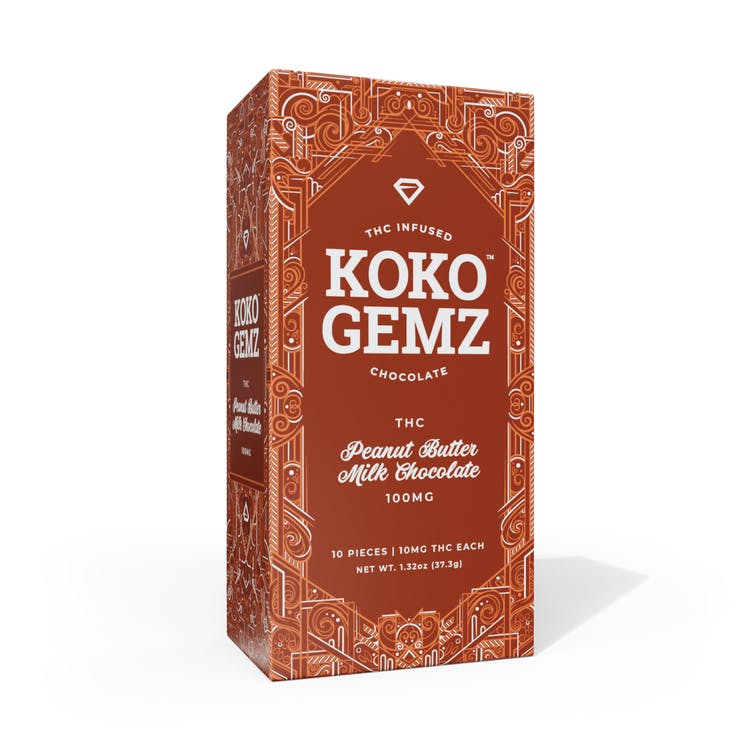 Koko Gemz: Peanut Butter - 10pk 100mg