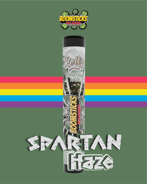 Rollz Boomsticks - 1g THCA Infused Preroll - Spartan Haze