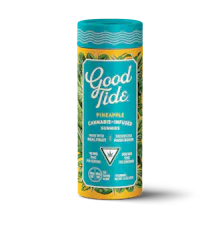 Pineapple Solventless Hash Rosin Gummies | 200mg - EDIBLES by Good Tide at King of Budz