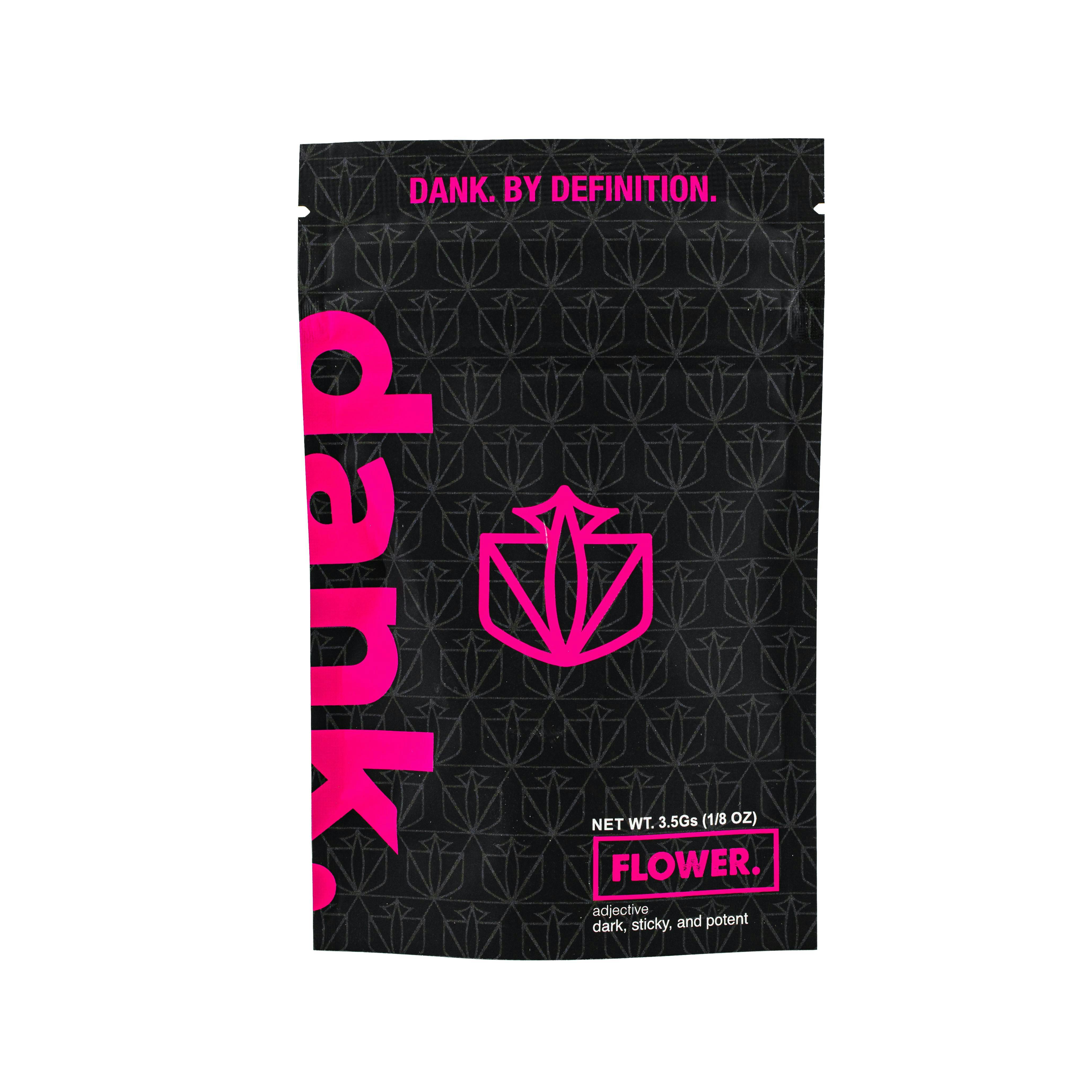 Dank By Definition. Wedding Cake - FLOWER cannabis product, 1/8oz