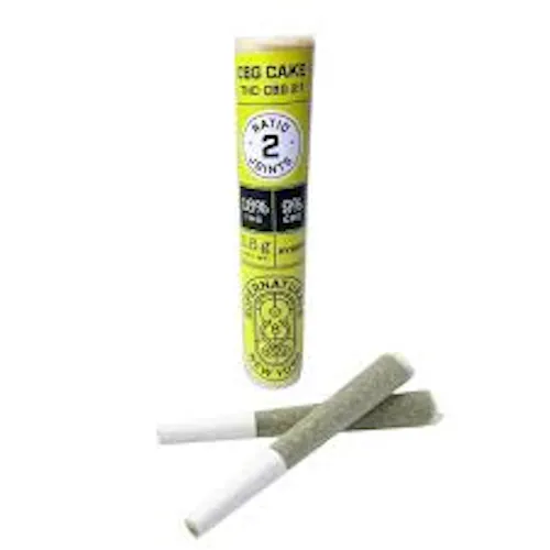 Supernaturals | CBG CAKE| Ratio Preroll Joint I 2pk | 1.5g-active
