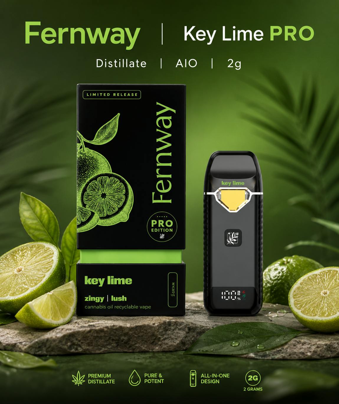 Product Fernway | Key Lime PRO | Distillate | AIO | 2g