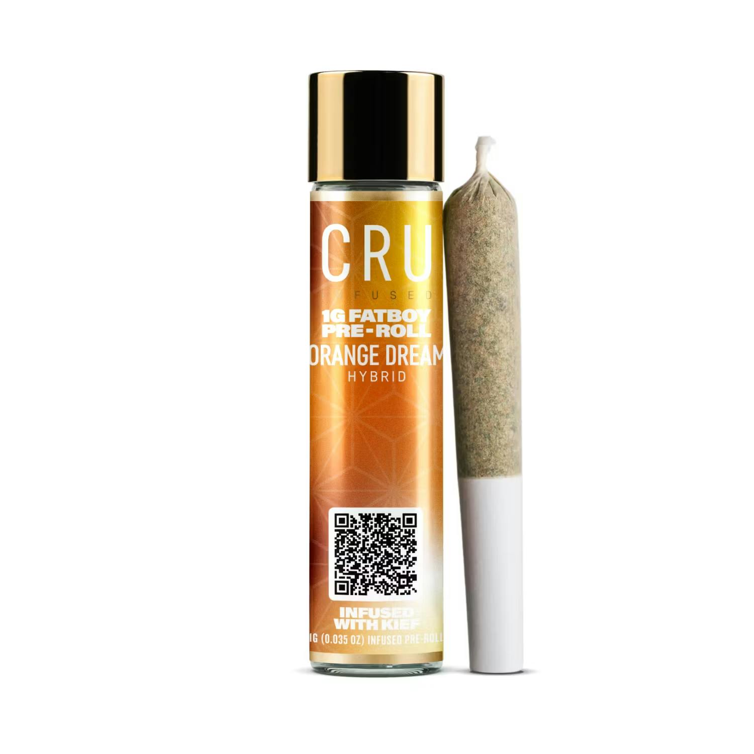 CRU | Orange Dream Fat Boy Infused Pre-Roll