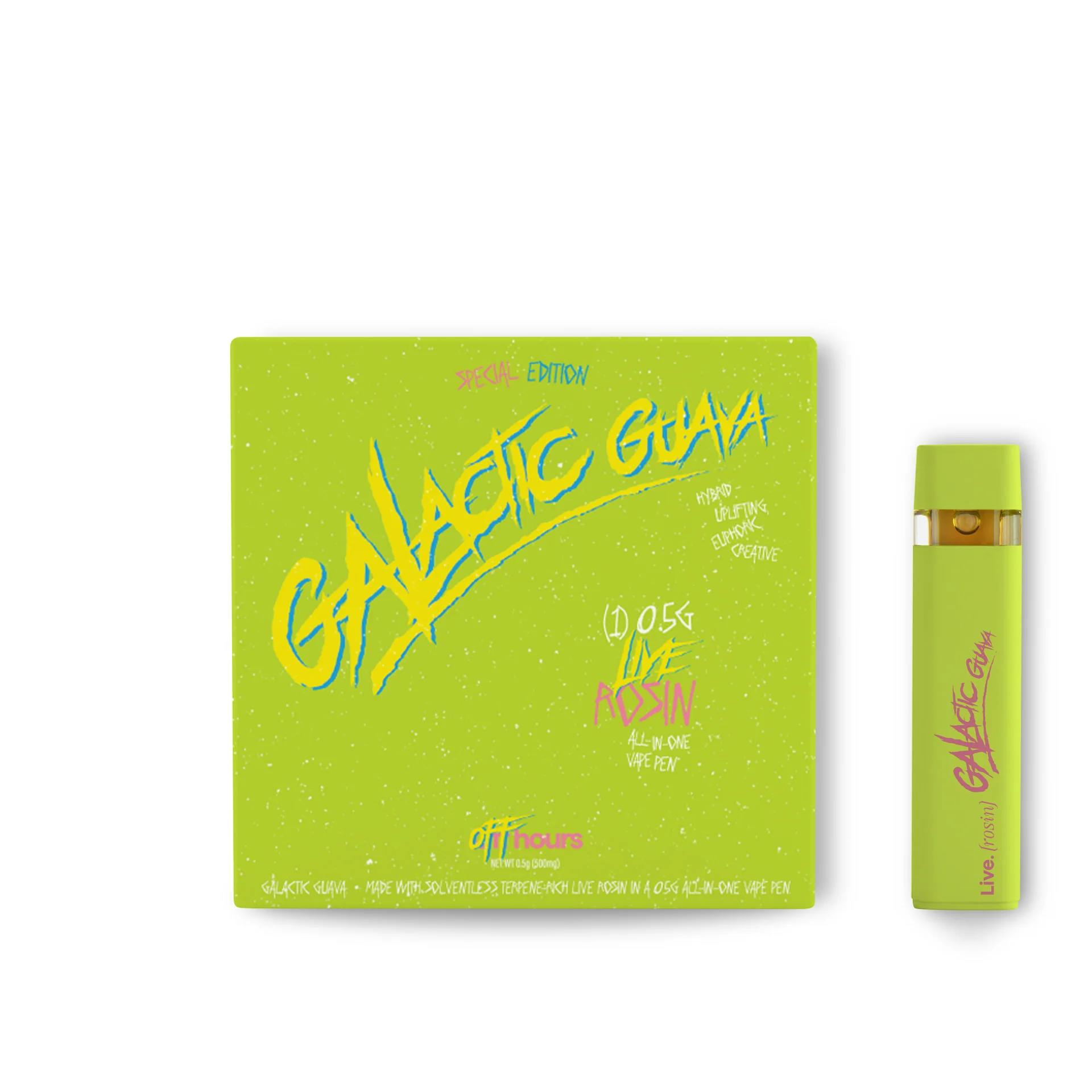 Galactic Guava  Live Rosin Vape  .5g by Off Hours | Buy Online |  Treehouse Cannabis | Treehouse Cannabis