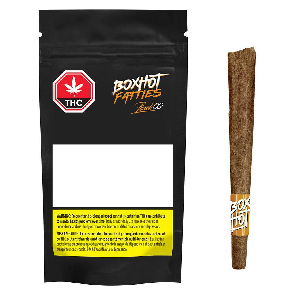 Boxhot fatties - peach og infused blunt - 1x1g