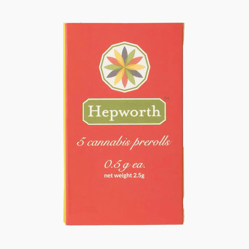Pre-Roll | Hepworth | Red Velvet x Lemon Cherry Gelato | 5pk | 2.5g