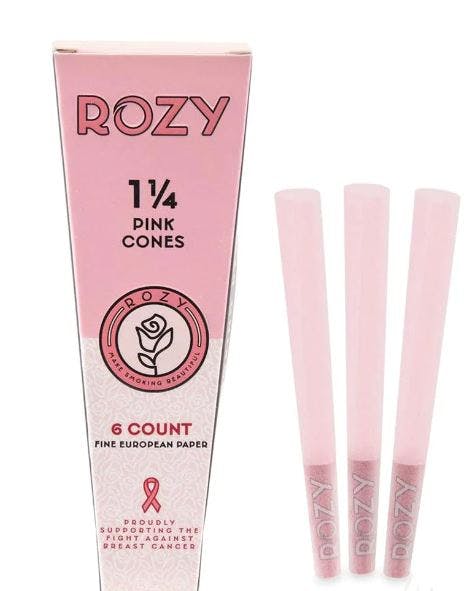 image of Rozy 1 1/4 | Pink Cone 6pk
