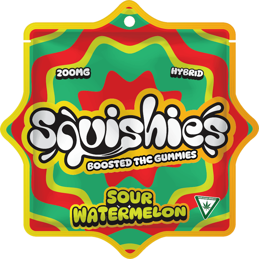 Squishies | 200mg Gummies | Sour Watermelon