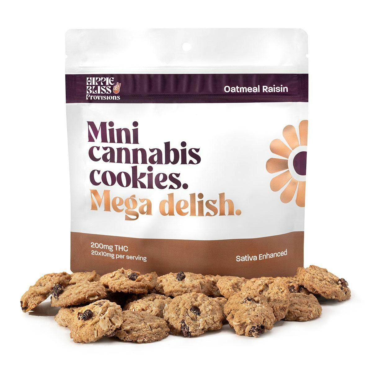 Image of HIPPIE BLISS | Edible | Cookies | Chocolate Chip | 200mg