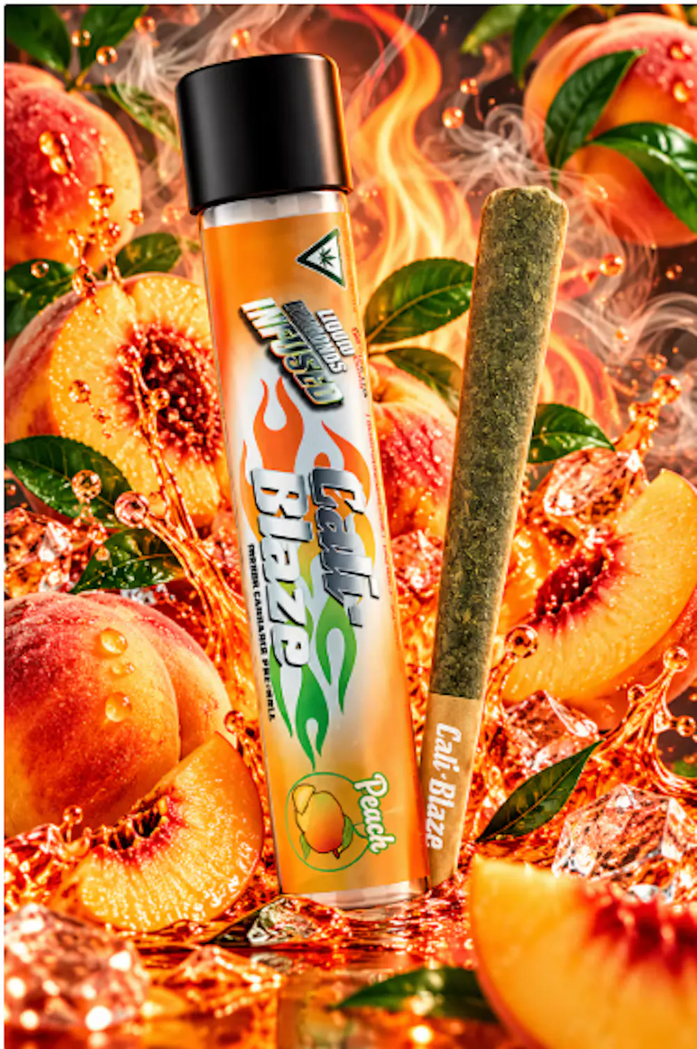 Product Cali-Blaze | Peach | Infused