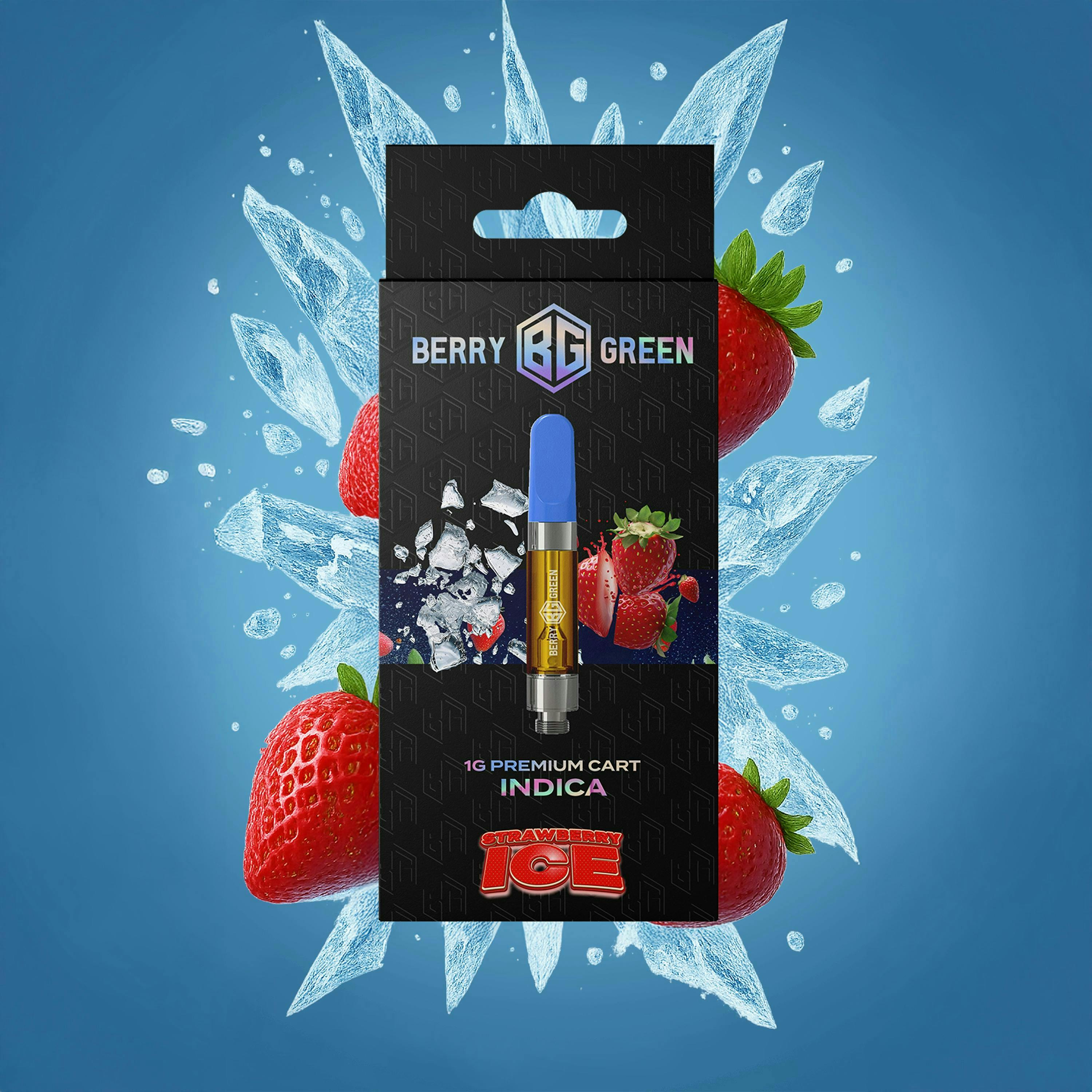 Berry Green BERRY GREEN | STRAWBERRY ICE | CART INDICA — VAPORIZERS