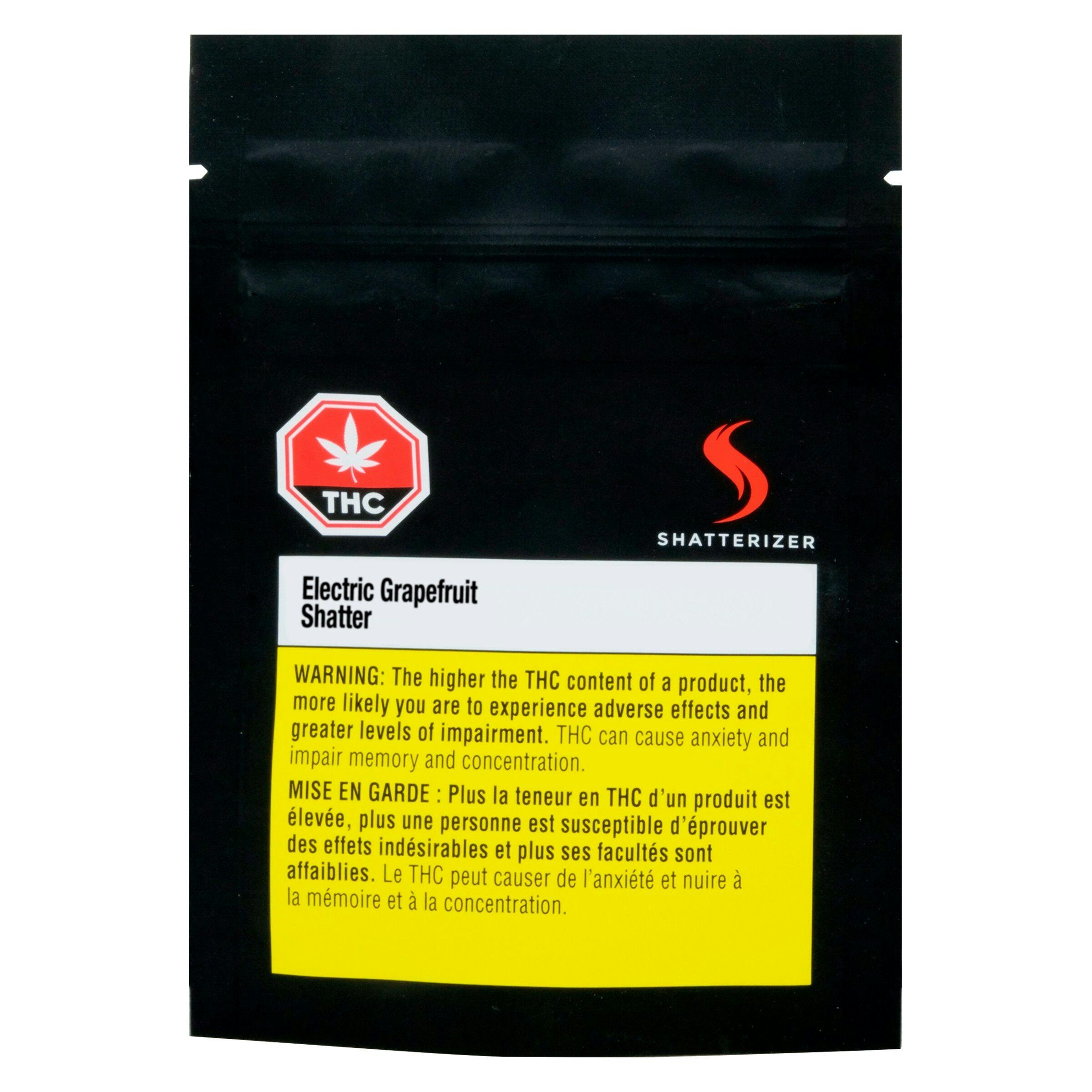 Shatterizer - electric grapefruit shatter