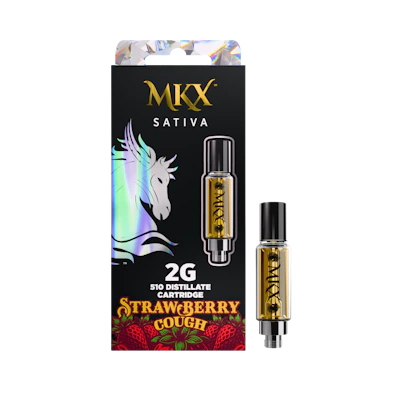 MKX 2 Gram 510 Thread Carts - Strawberry Cough 2g 510 Thread - Sativa