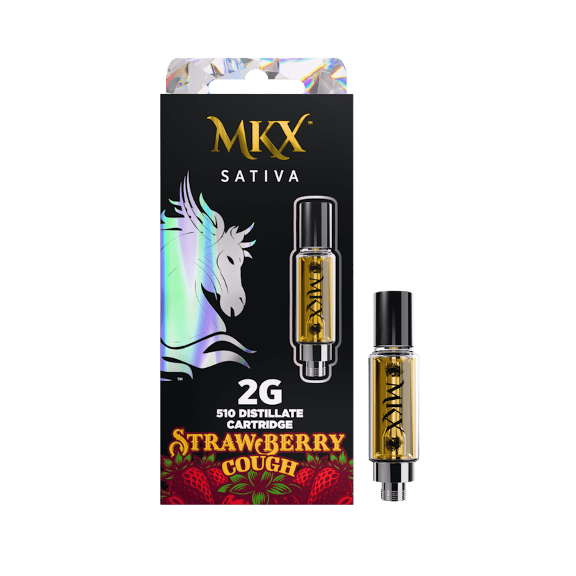 MKX 2 Gram 510 Thread Carts - Strawberry Cough 2g 510 Thread - Sativa