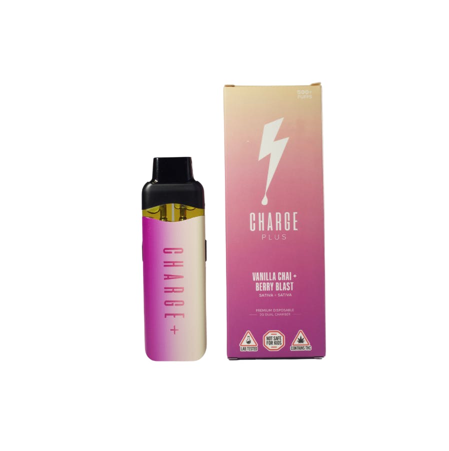 Charge Bar Vanilla Chai x Berry Blast (SH) Dual Chamber Disposable Vape 2g 