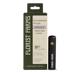 Florist Farms | Granddaddy Purp - 1g Rechargeable Vape
