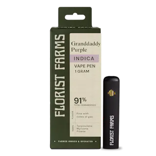 Florist Farms | Granddaddy Purp - 1g Rechargeable Vape